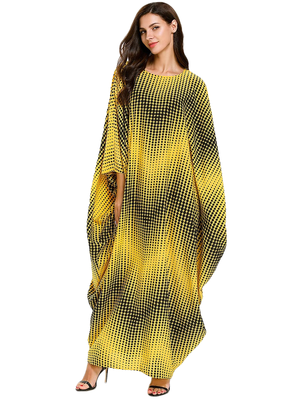 JSDC Women's Batwing Style Beach Wear Turkish Moss Kaftan 4