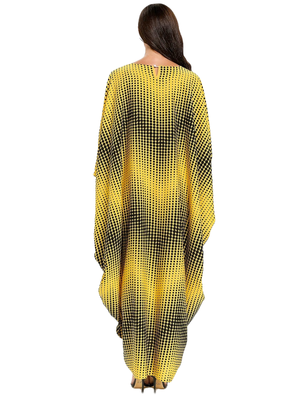 JSDC Women's Batwing Style Beach Wear Turkish Moss Kaftan 5