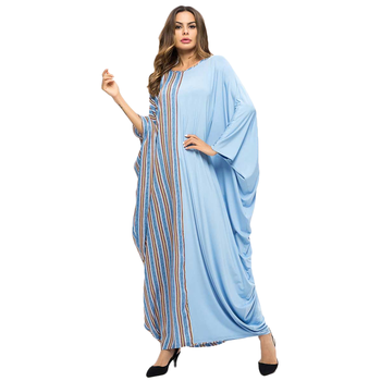 JSDC Women's Daily Wear Batwing Style Turkish Moss Kaftan 4