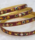 Classic Beautiful Ethnic Multicolored Meenakari Bangles