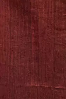 Maroon Blended Cotton Plain Maroon Khadi Handloom Saree