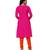 Women's Pink & Orange Cotton Embroidered Dress Material with Dupatta
