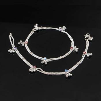 Silver anklets 1