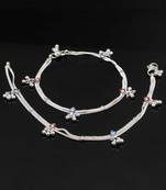Silver anklets