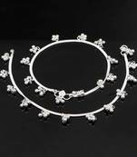 Silver anklets