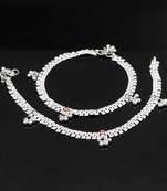 Silver anklets