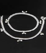 Silver anklets