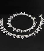 Silver anklets
