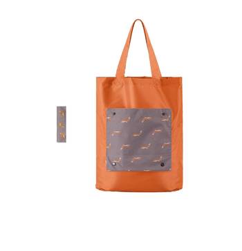 Shree Shyam Product Orange 1 Pc Tote Bag Fashionable Grocery Bag & Reusable Foldable Shopping Bag for Unisex 1