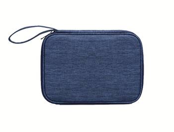 Shree Shyam Product Blue 1Pcs Electronics & Gadget Accessory Travel Storage Organizer Carry Bag for Unisex 3