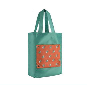 Shree Shyam Product Green 1 Pc Tote Bag Fashionable Grocery Bag & Reusable Foldable Shopping Bag for Unisex 1