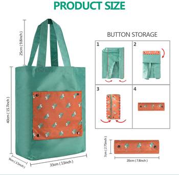 Shree Shyam Product Green 1 Pc Tote Bag Fashionable Grocery Bag & Reusable Foldable Shopping Bag for Unisex 2