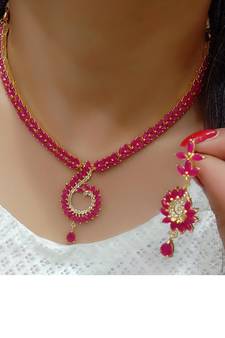 Red necklaces