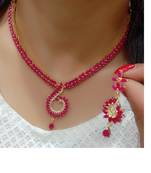 Red necklaces