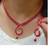 Red necklaces