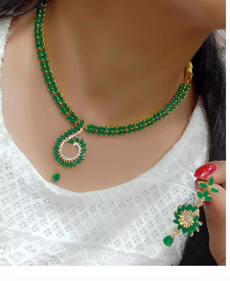 Green necklaces