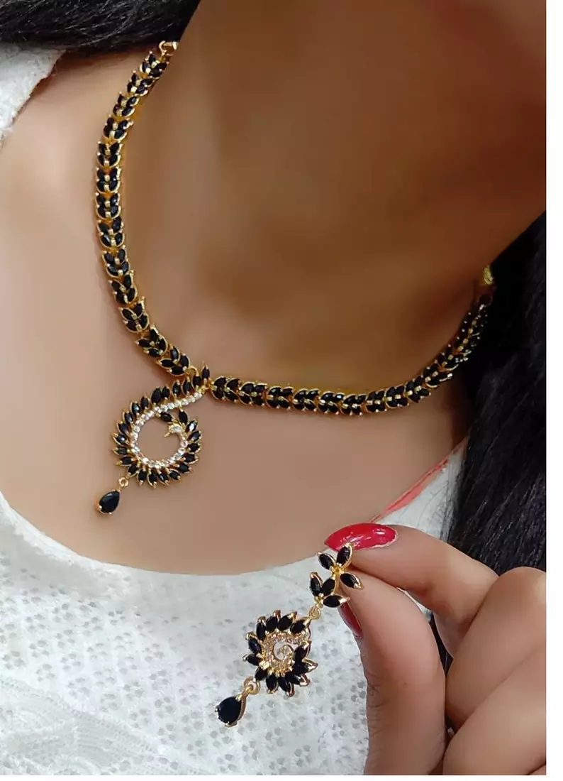 Black necklaces