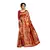 Red Woven Art Silk Saree With Blouse