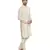 Mayank Modi Beige Silk Blend Kurta Set