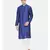 Mayank Modi Linen/Silk Blue Kurta Set