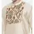 Mayank Modi Beige Chanderi Prinetd Kurta Set