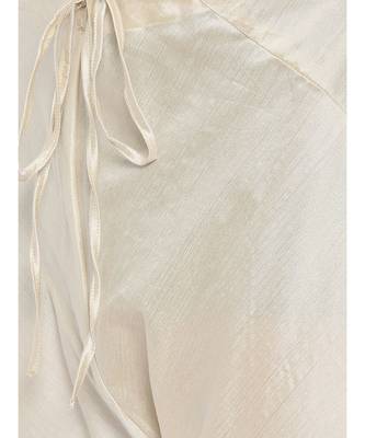 Mayank Modi Beige Chanderi Prinetd Kurta Set 2