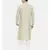 Mayank Modi Green Ivory Silk Blend Kurta Set