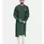 Mayank Modi Bottle Green Silk Blend Kurta Set