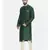 Mayank Modi Bottle Green Silk Blend Kurta Set