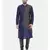 Mayank Modi Blue Grey Cotton Silk Kurta Set