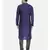 Mayank Modi Blue Grey Cotton Silk Kurta Set