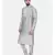 Mayank Modi Classic Silver Grey Pintucked Kurta Set