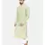Mayank Modi Green Shaded Linen Kurta Set