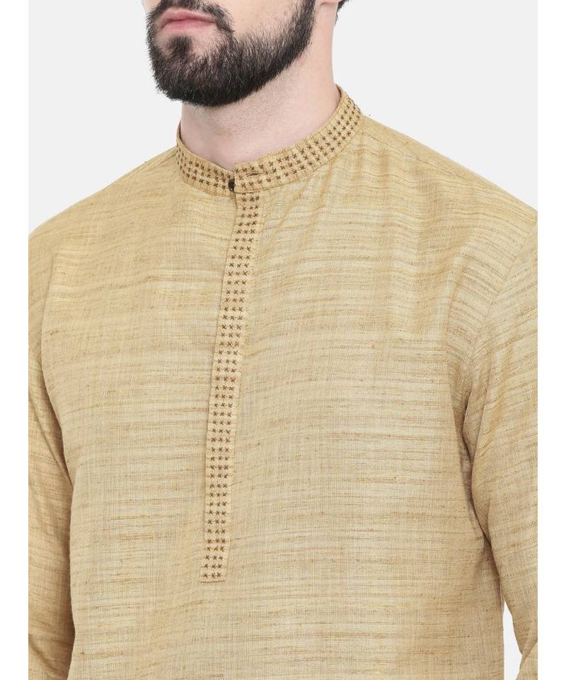 Mayank Modi Matka Jute Embroidered Kurta Set