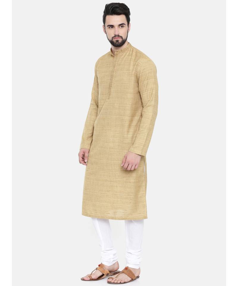 Mayank Modi Matka Jute Embroidered Kurta Set