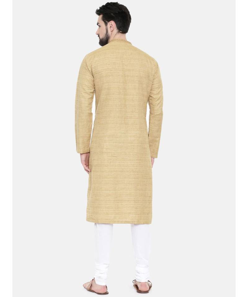 Mayank Modi Matka Jute Embroidered Kurta Set