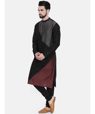 Mayank Modi The Trio Cotton Silk Kurta Set 3