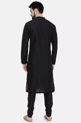 Mayank Modi The Trio Cotton Silk Kurta Set