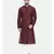 Mayank Modi Chocolate Brown Silk Cotton Kurta Set