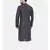 Mayank Modi Deep Purple Linen Stitch Detail Kurta Set