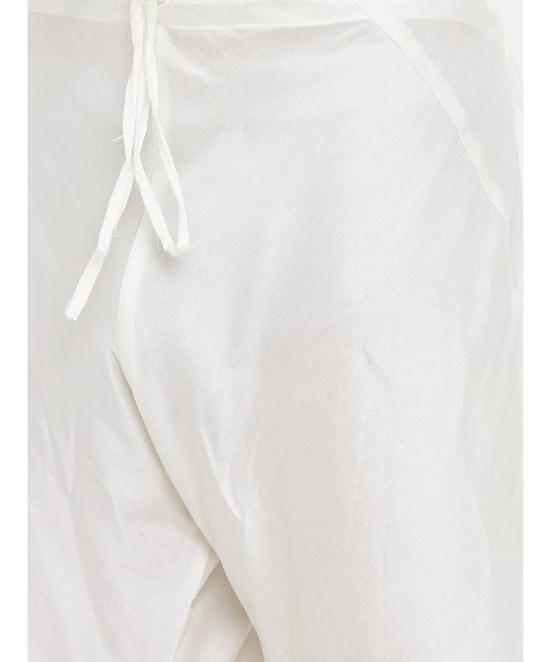 Mayank Modi Pink Linen Embroidered Kurta Set