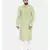 Mayank Modi Green Yellow Linen Kurta Set