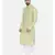 Mayank Modi Green Yellow Linen Kurta Set