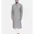 Mayank Modi Classic Grey Linen Kurta Set