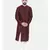 Mayank Modi Chocolate Brown Pintucked Kurta Set