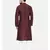 Mayank Modi Chocolate Brown Pintucked Kurta Set