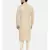 Mayank Modi Rust Beige Linen Embroidered Kurta Set