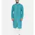 Mayank Modi Aqua Blue Linen Kurta Set