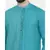 Mayank Modi Aqua Blue Linen Kurta Set