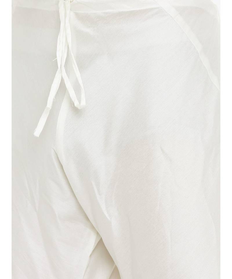 Mayank Modi Aqua Blue Linen Kurta Set